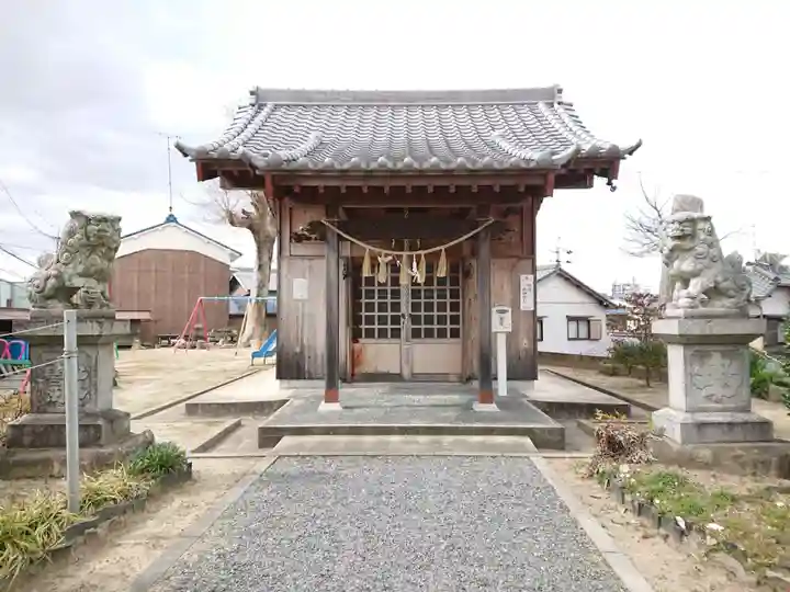 八劔社の本殿・本堂