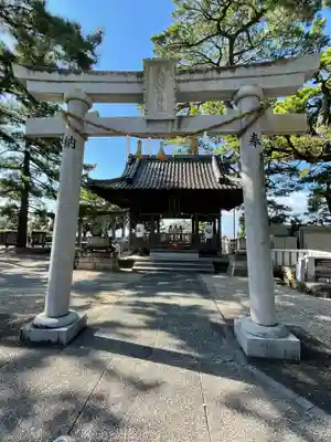 八百富神社の鳥居