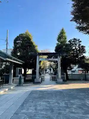 池袋氷川神社の鳥居