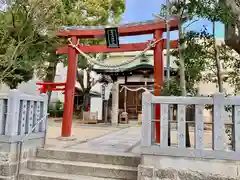 弓場八幡神社の鳥居