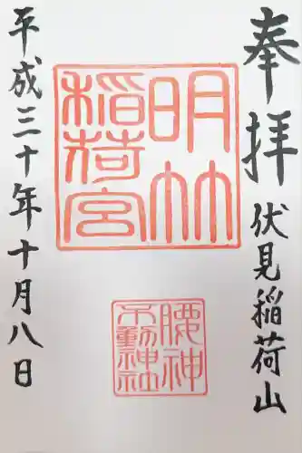 明竹稲荷宮　腰神不動神社(京都府)