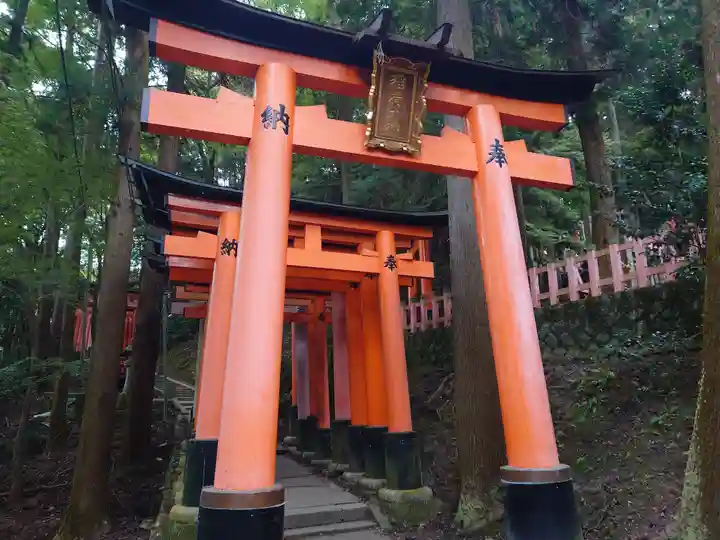 伏見稲荷大社 御膳谷奉拝所の鳥居