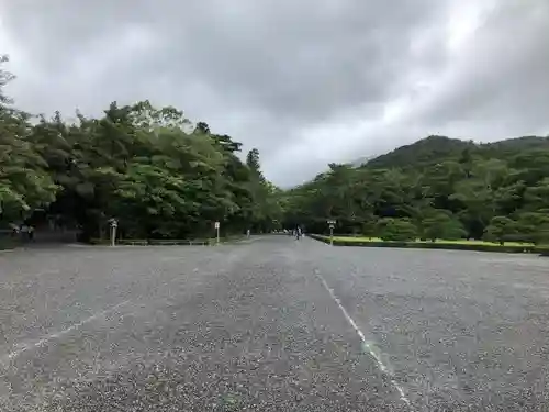 伊勢神宮内宮（皇大神宮）の庭園