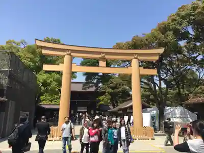 明治神宮の鳥居