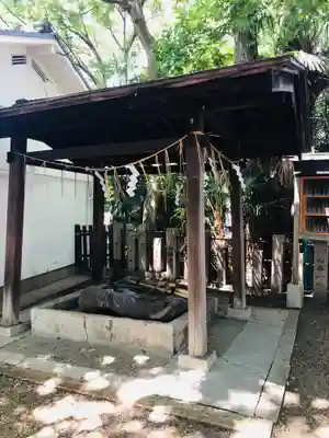 安居神社の手水舎