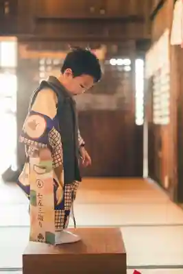 三津厳島神社の七五三参