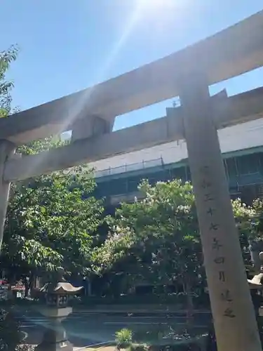 白龍神社の鳥居