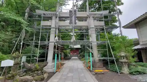 富士山東口本宮 冨士浅間神社の鳥居