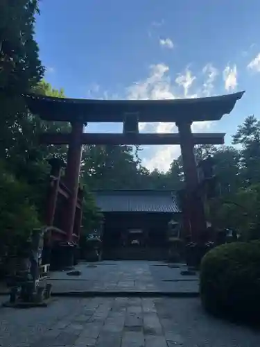 北口本宮冨士浅間神社の鳥居