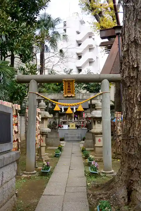 高円寺氷川神社の鳥居