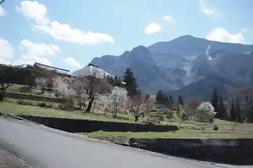 武甲山御嶽神社里宮の景色