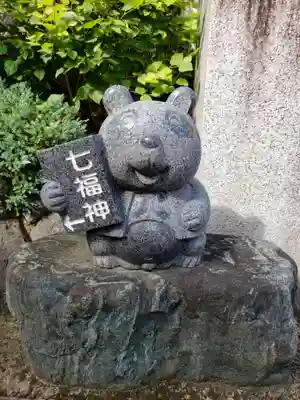 中野沼袋氷川神社の狛犬