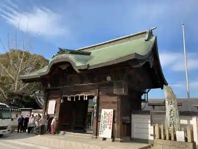 曽根天満宮の山門・神門