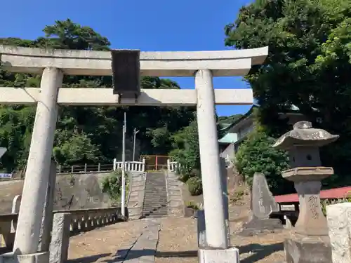 龍口明神社（元宮）の鳥居