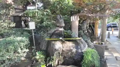 松戸神社の手水舎