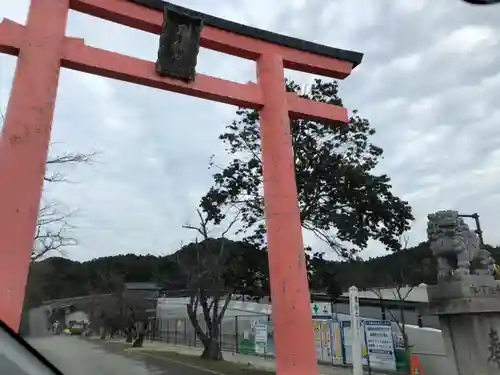 岡田國神社の鳥居