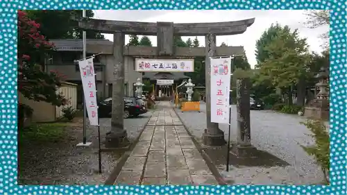 長良神社の七五三参