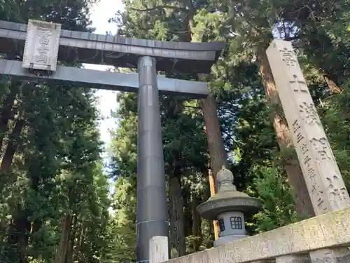 北口本宮冨士浅間神社の鳥居