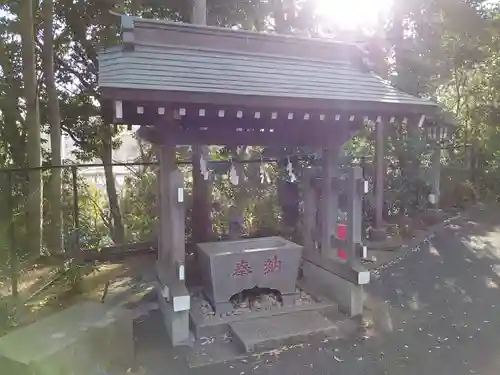 茅ヶ崎杉山神社の手水舎