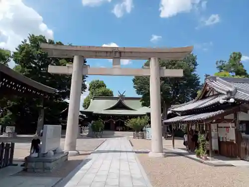 伴林氏神社の鳥居