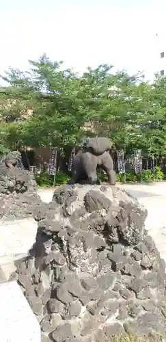 胡録神社の狛犬