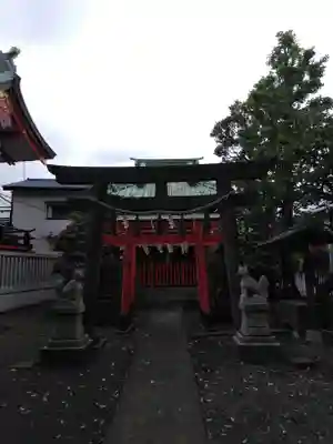 久が原西部八幡神社の鳥居