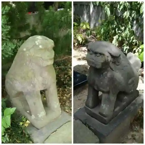 越谷香取神社の狛犬