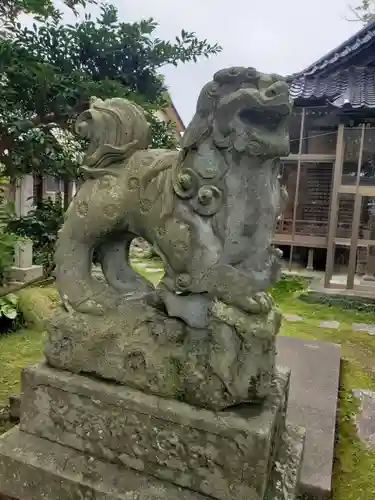 清水八幡神社の狛犬