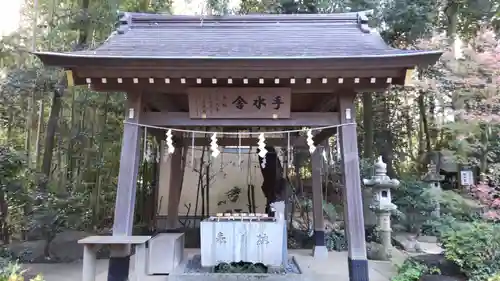 道野辺八幡宮の手水舎