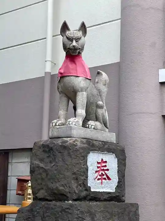 湯島御霊社の狛犬