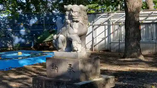 愛國神社の狛犬