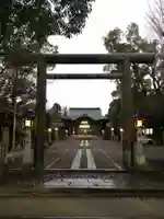 溝旗神社(肇國神社)の鳥居