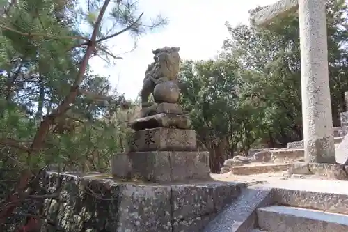 皇后八幡神社の狛犬