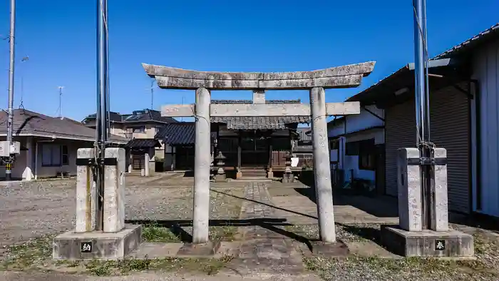 白山神社の鳥居