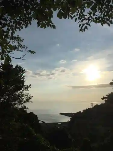 虻田神社の景色