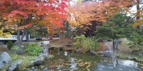 北海道護國神社の庭園