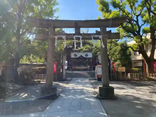 稲毛神社の鳥居