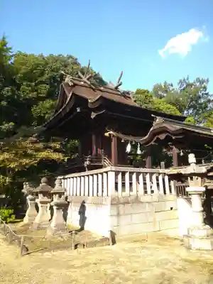 阿智神社の本殿・本堂