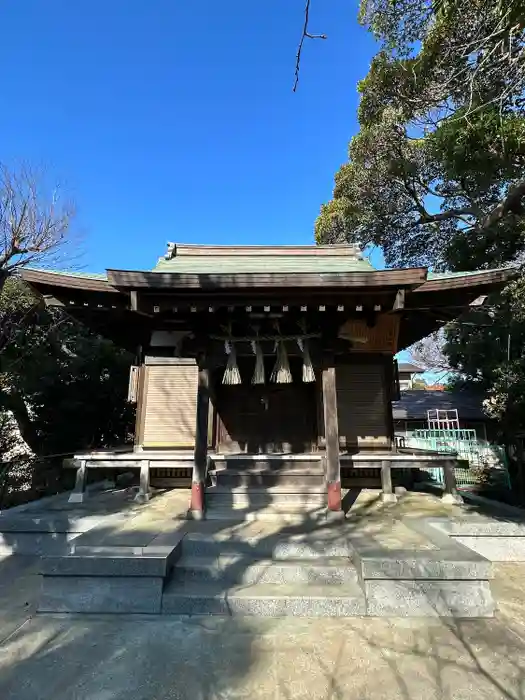 別所白山神社の本殿