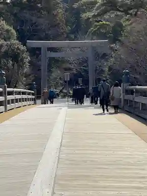伊勢神宮内宮(皇大神宮)の鳥居