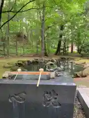 音更神社の手水