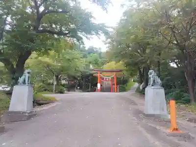 虻田神社の鳥居