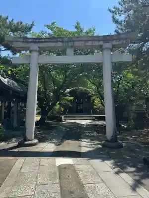 越中白山総社の鳥居