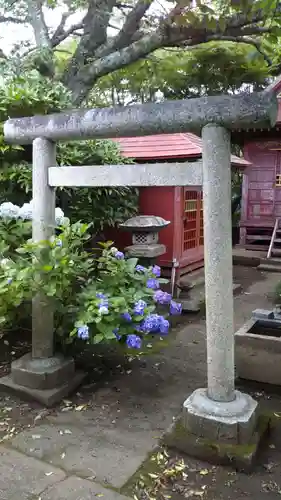 二十三夜尊 桂岸寺の鳥居