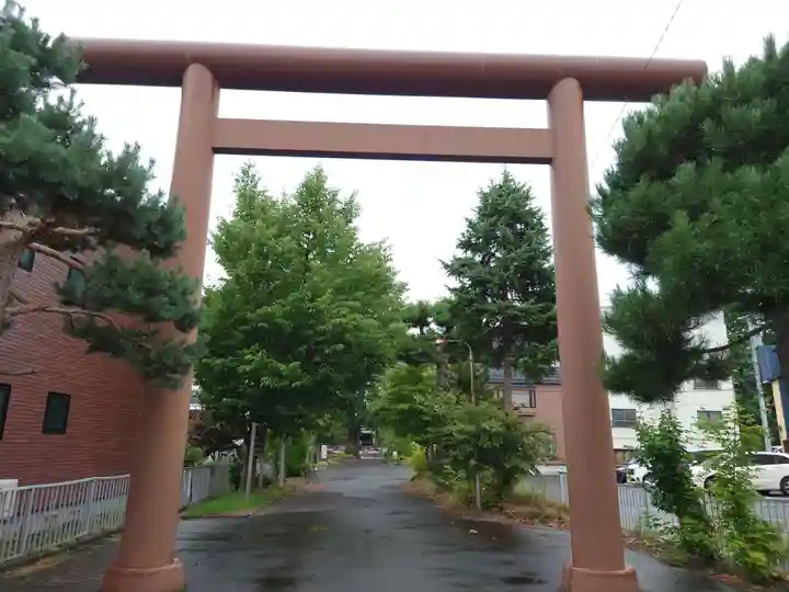上川神社頓宮の鳥居