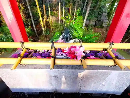 北岡神社の手水