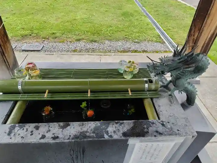 美瑛神社の手水舎