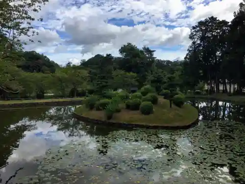 根来寺の庭園