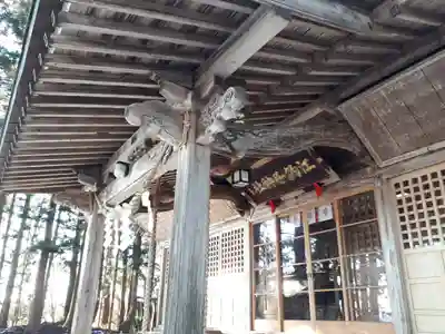 江釣子神社の本殿・本堂