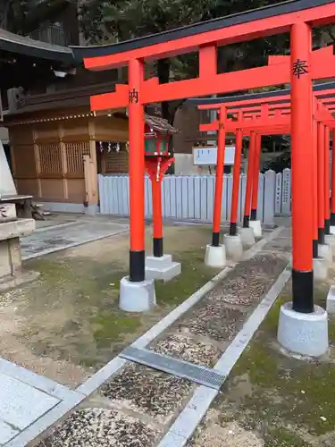 阿麻美許曽神社の鳥居